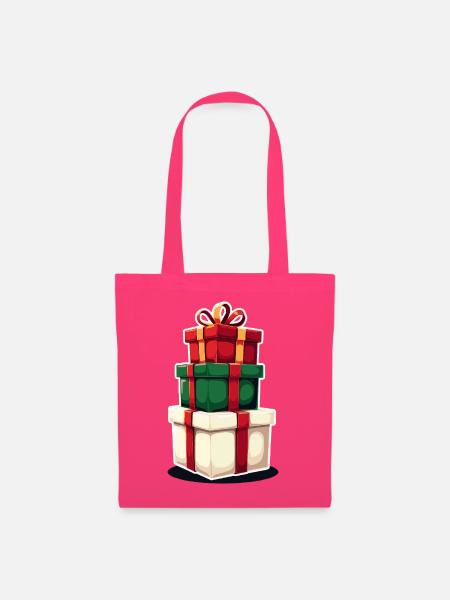 Illustration gestapelter Geschenkboxen - Stoffbeutel - Azalea