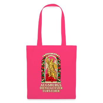 Turamichele Augsburgs Türsteher - Stoffbeutel - Azalea - Vorne
