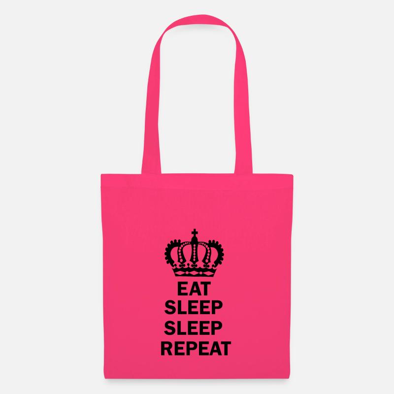 Eat Sleep Sleep Repeat - Stoffbeutel - Azalea