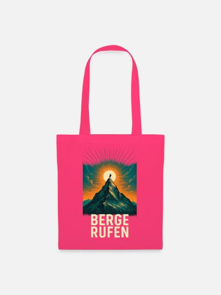 Berge rufen am Gipfel - Stoffbeutel - Azalea