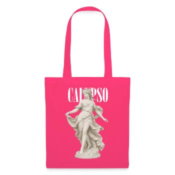 Calypso-Göttin in drapiertem Kleid - Stoffbeutel - Azalea - Vorne