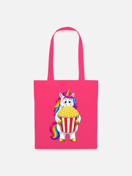 Einhorn-Filmabend-Popcorn - Stoffbeutel - Azalea