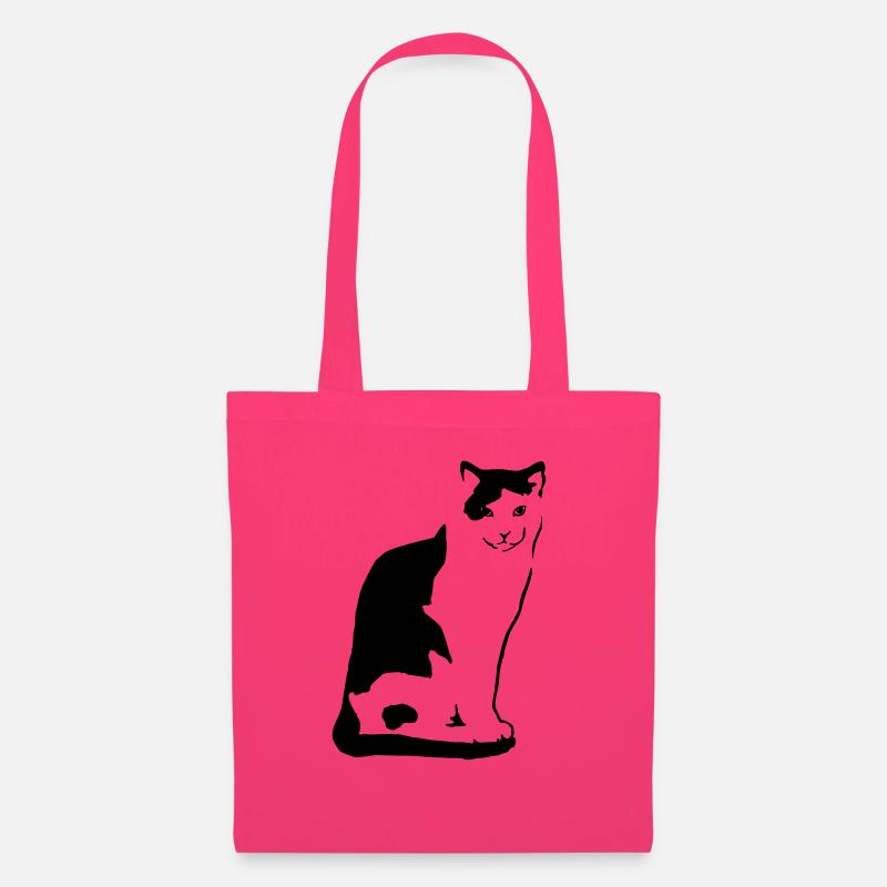 000262 Katze - Stoffbeutel - Azalea