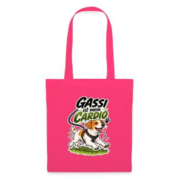 Gassi ist mein Cardio - Stoffbeutel - Azalea - Vorne