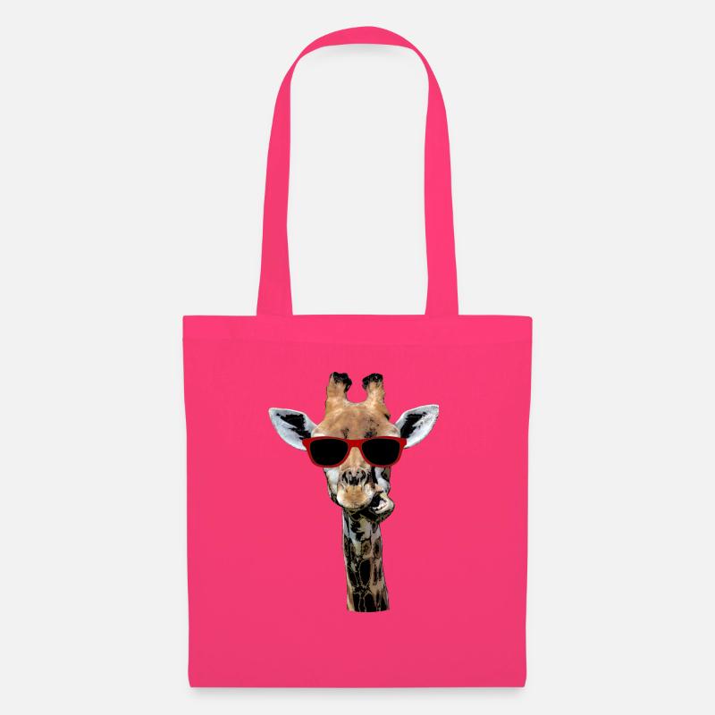 Giraffen Tier Giraffe witzig Hals Geschenk - Stoffbeutel - Azalea