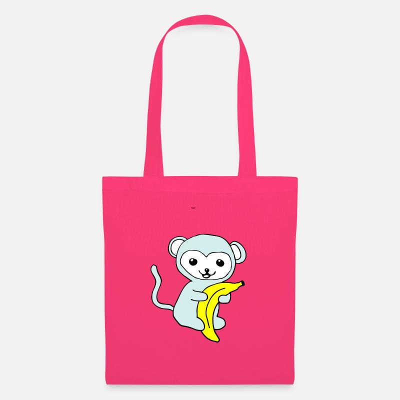 monkey - Tote Bag - azalea