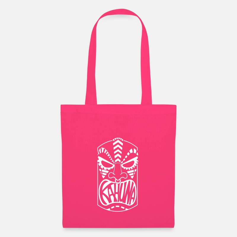 KAHUNA Tiki Kopf - Stoffbeutel - Azalea