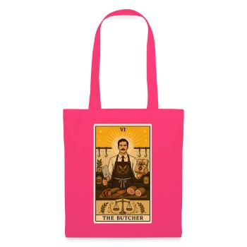 Boucher | Tarot de l’artisanat de la boucherie - Sac en tissu - rose azalée - Devant