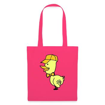 Bonnet de canard - Sac en tissu - rose azalée - Devant