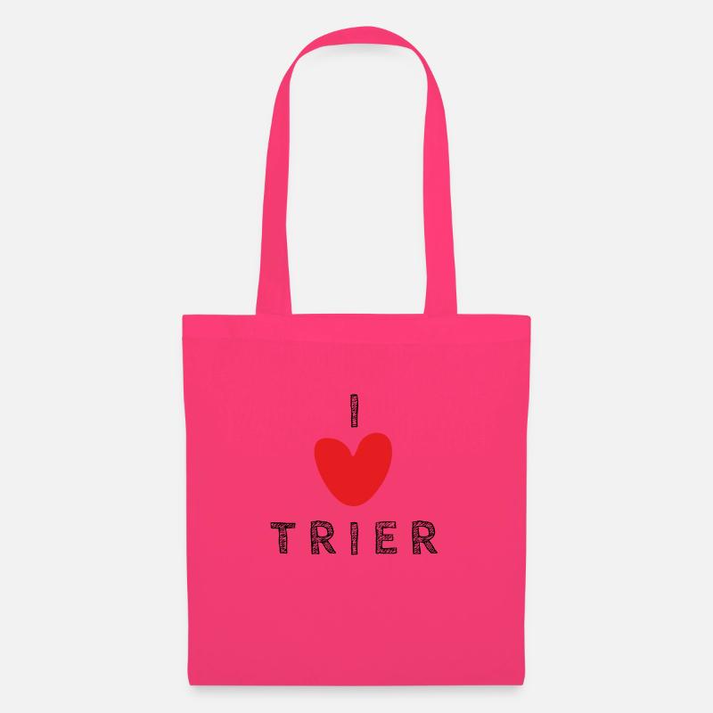 I love Trier (black) - Stoffbeutel - Azalea