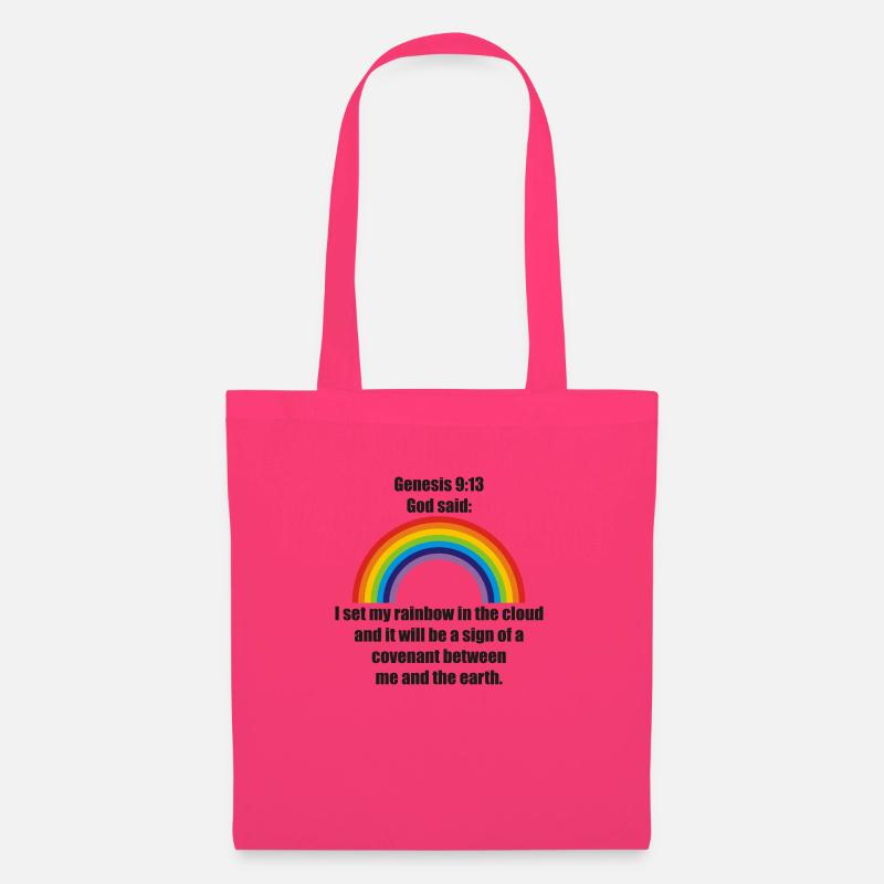 Gottes Regenbogen - Stoffbeutel - Azalea
