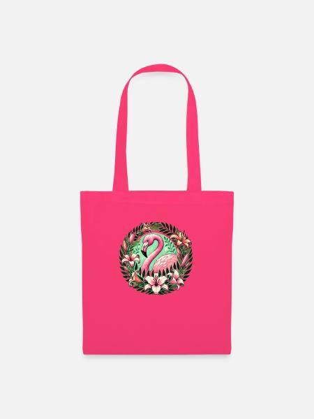 Rosa Flamingo - Stoffbeutel - Azalea