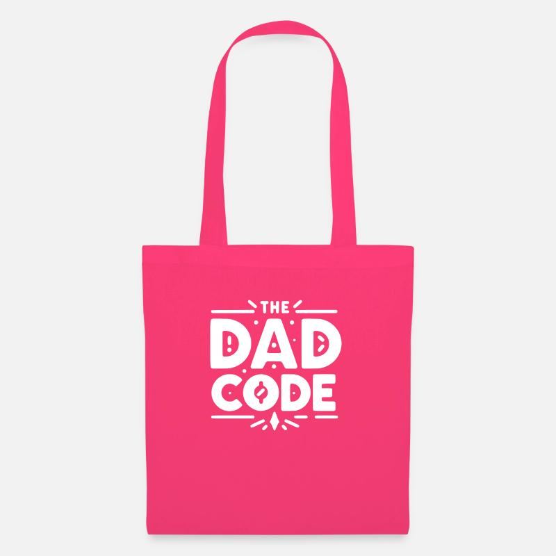 The Dad Code - Tote Bag - azalea