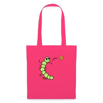 bille chenille - Sac en tissu - rose azalée - Devant