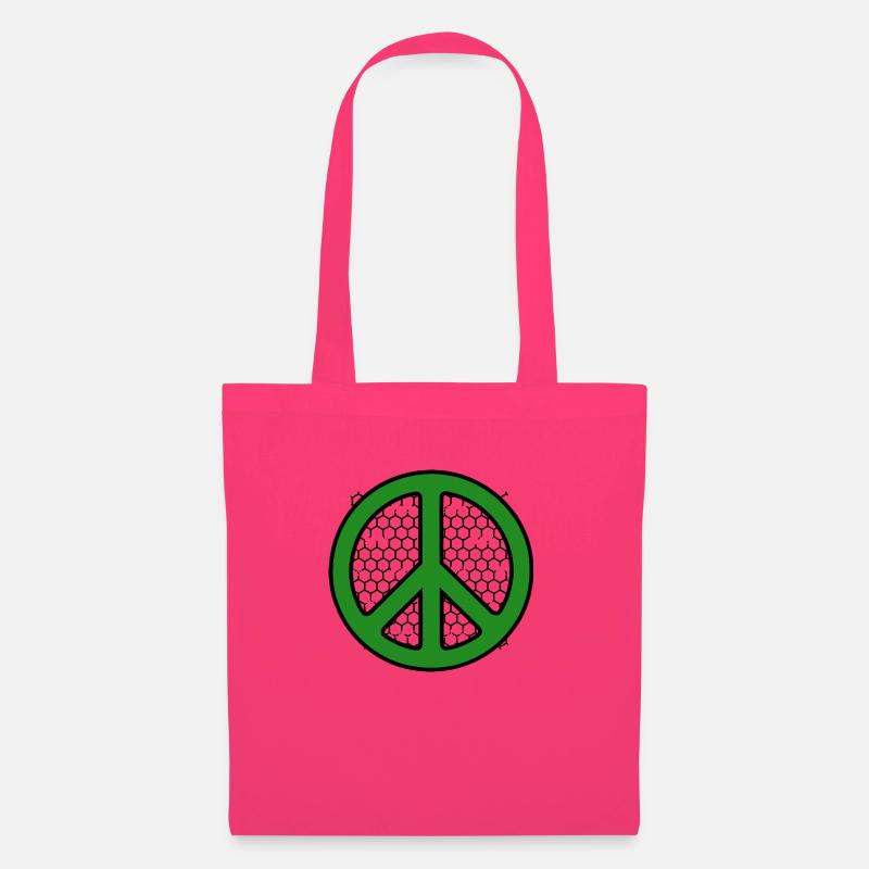 Peace - Stoffbeutel - Azalea