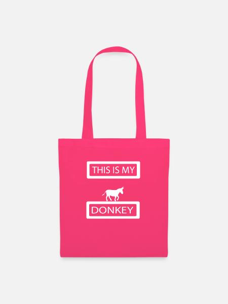 Donkey Esel - Stoffbeutel - Azalea