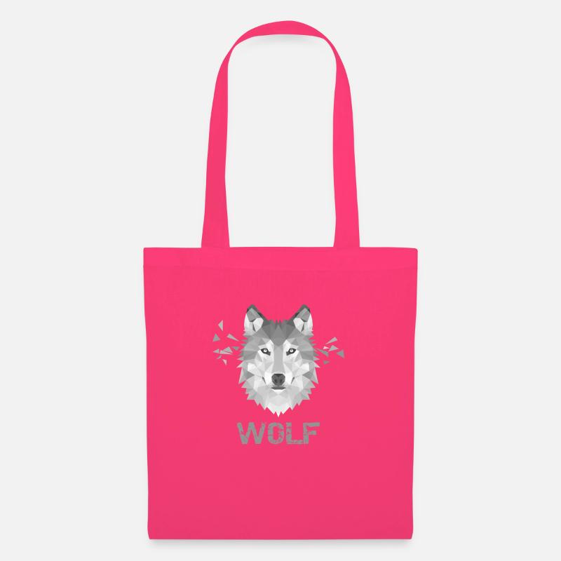 Geometric wolf - Stoffbeutel - Azalea