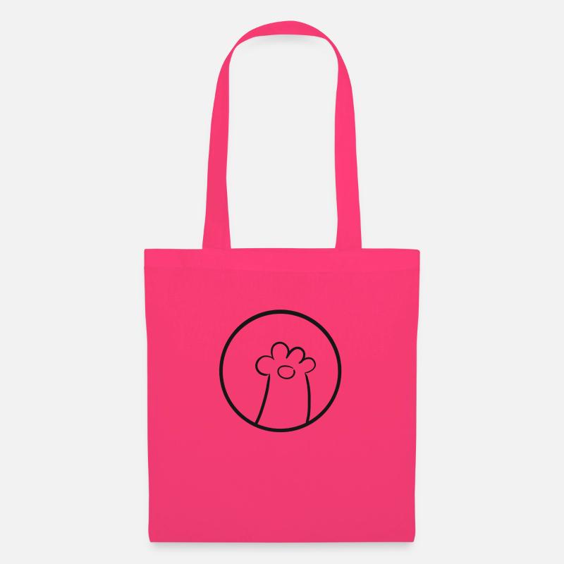 Katzen Tatze katze pfote cat high five - Stoffbeutel - Azalea