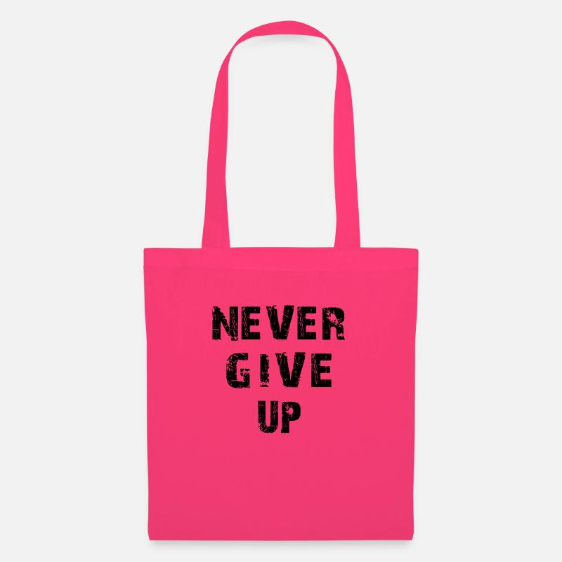Never give up used - Stoffbeutel - Azalea