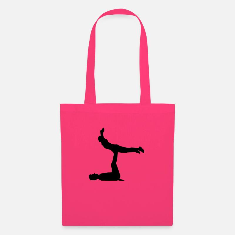 AcroYoga - Frontbird - Stoffbeutel - Azalea