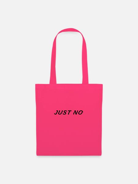 Just No Glitch Font - Stoffbeutel - Azalea