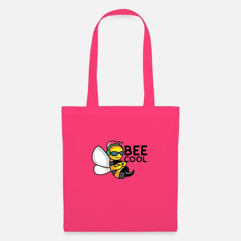 Die coole Biene "BEE COOL" Geschenk - Stoffbeutel - Azalea