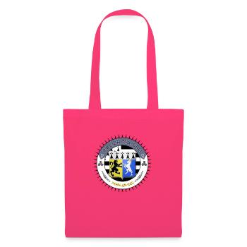 Logo Breizh ma bro blason Finistère - Sac en tissu - rose azalée - Devant