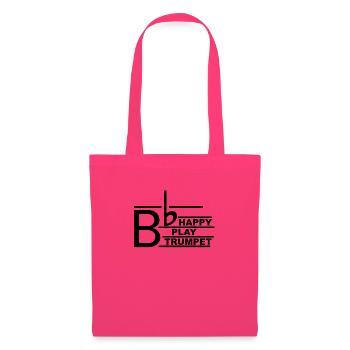 Be happy play Trumpet - Sac en tissu - rose azalée - Devant