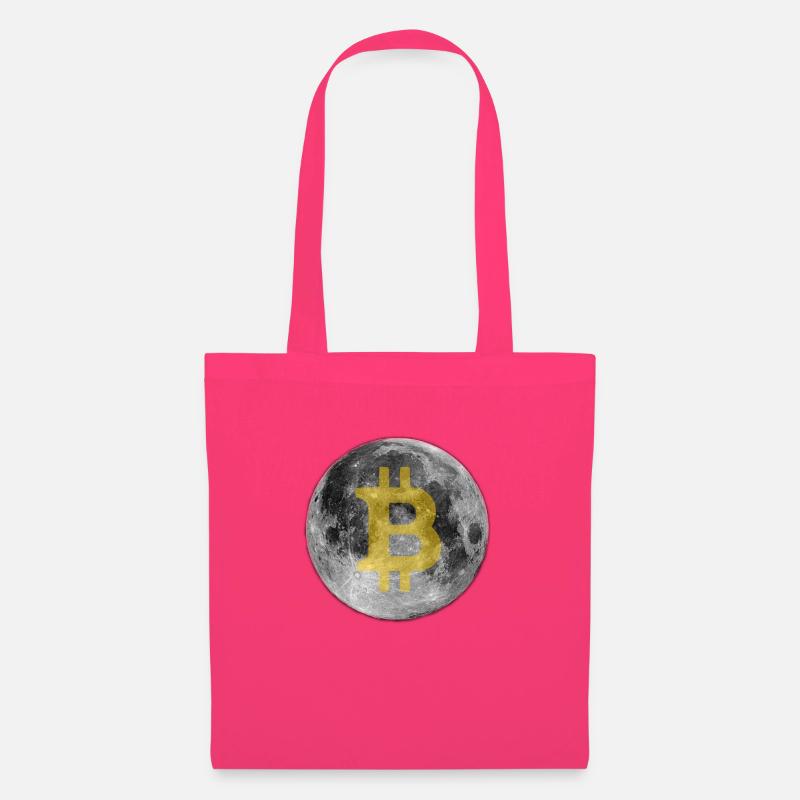Bitcoin Moon - Stoffbeutel - Azalea