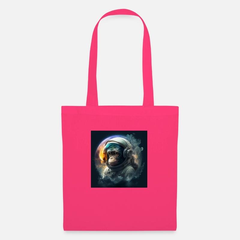 Monkey Astronaut #03 - Stoffbeutel - Azalea