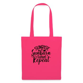Sunrise Sunburn Sunset Repeat - Stoffbeutel - Azalea - Vorne