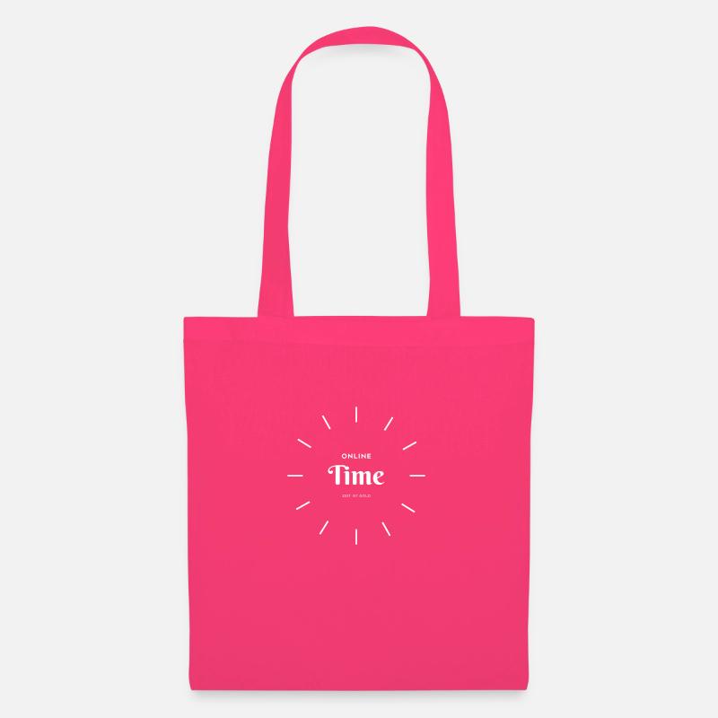Online Time - Stoffbeutel - Azalea