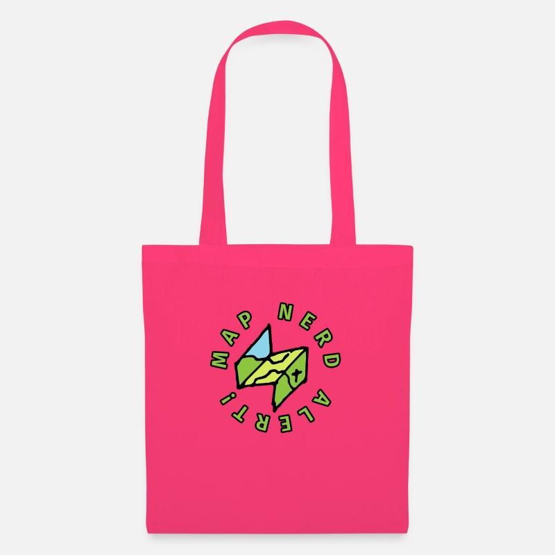 map nerd alert - Tote Bag - azalea