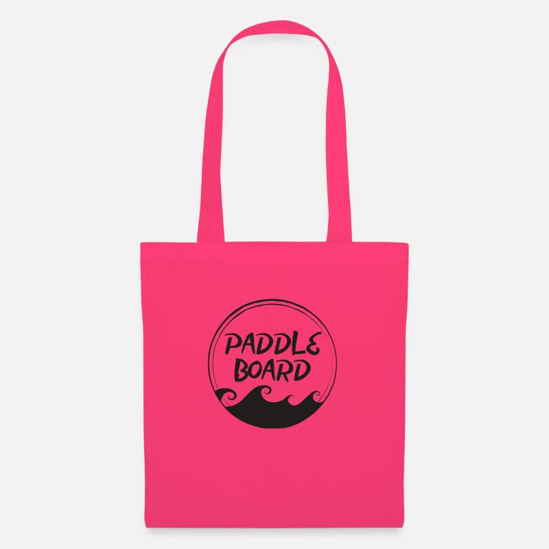 Paddle Board Logo - Tote Bag - azalea