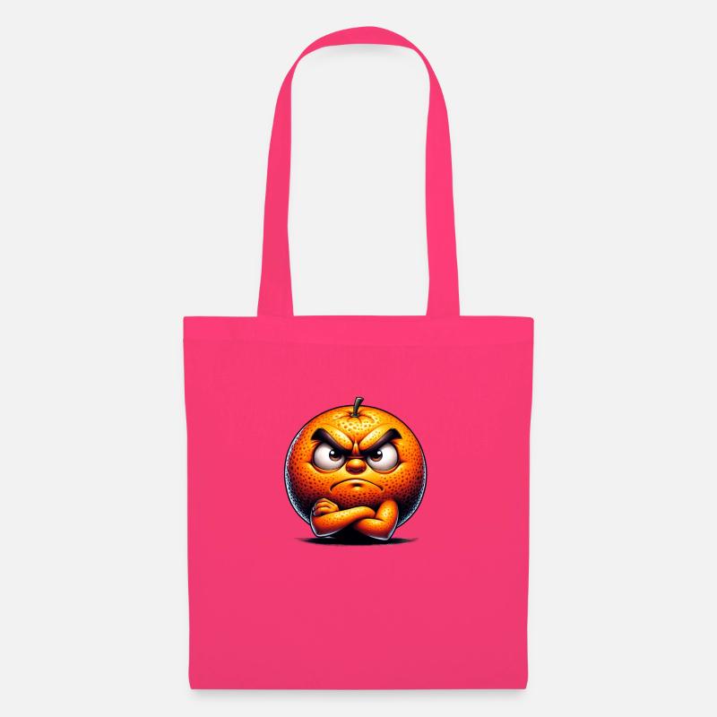 Orange pas contente - Sac en tissu - rose azalée