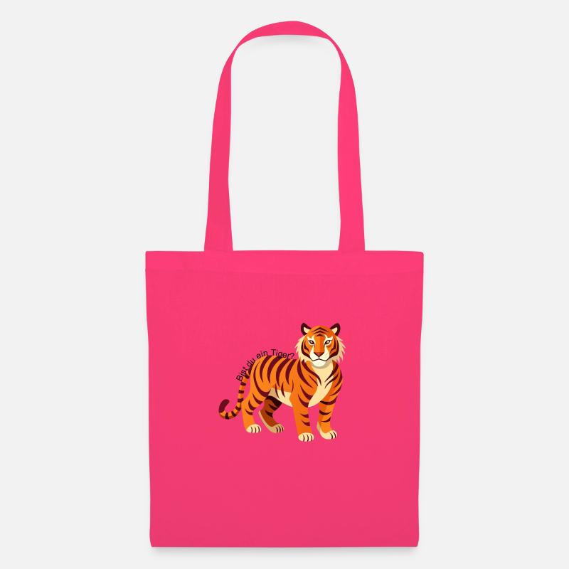 Tiger mit Inschrift - Stoffbeutel - Azalea