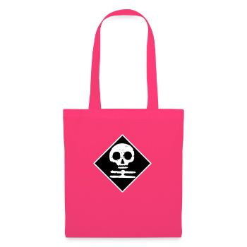 Mort blanche Finlande - Sac en tissu - rose azalée - Devant