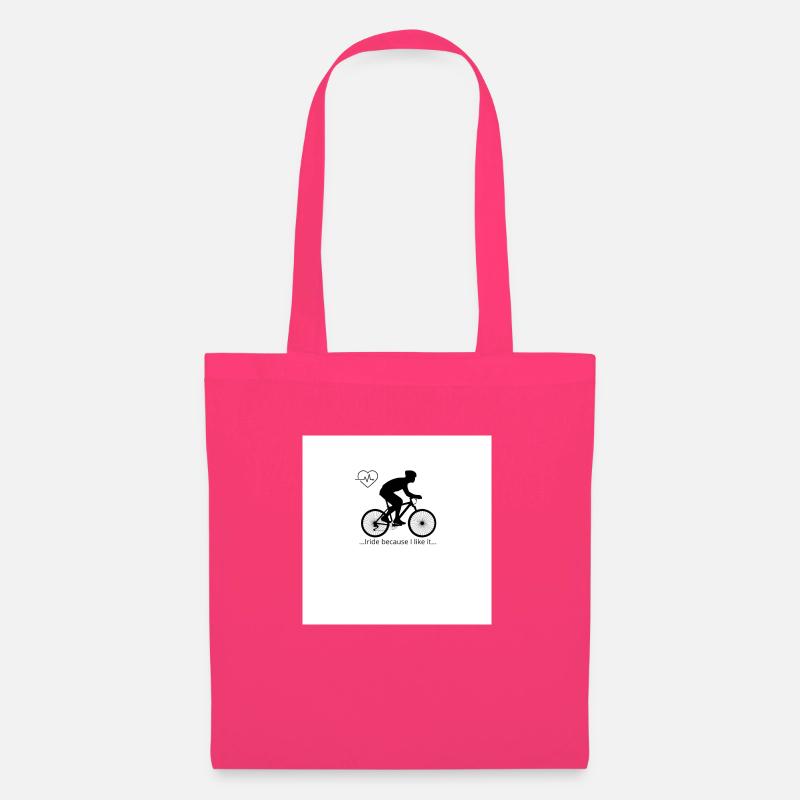 Je roule parce que j’aime ça - Sac en tissu - rose azalée