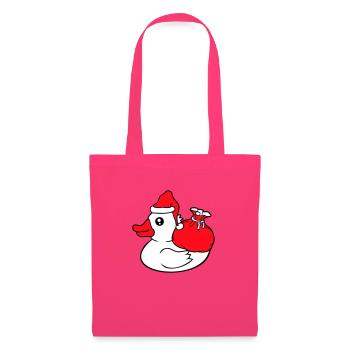 Chapeau de sac de canard Père Noël Noël Avent - Sac en tissu - rose azalée - Devant