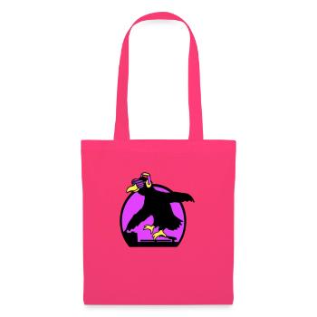 Raven DJ Club Musique Écoute Lunettes de soleil Casque - Sac en tissu - rose azalée - Devant