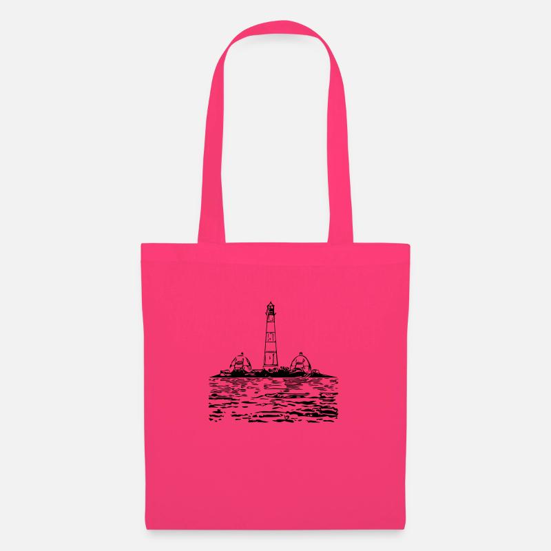Leuchtturm im Meer - Stoffbeutel - Azalea