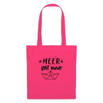 Meer geht immer - Stoffbeutel - Azalea - Vorne