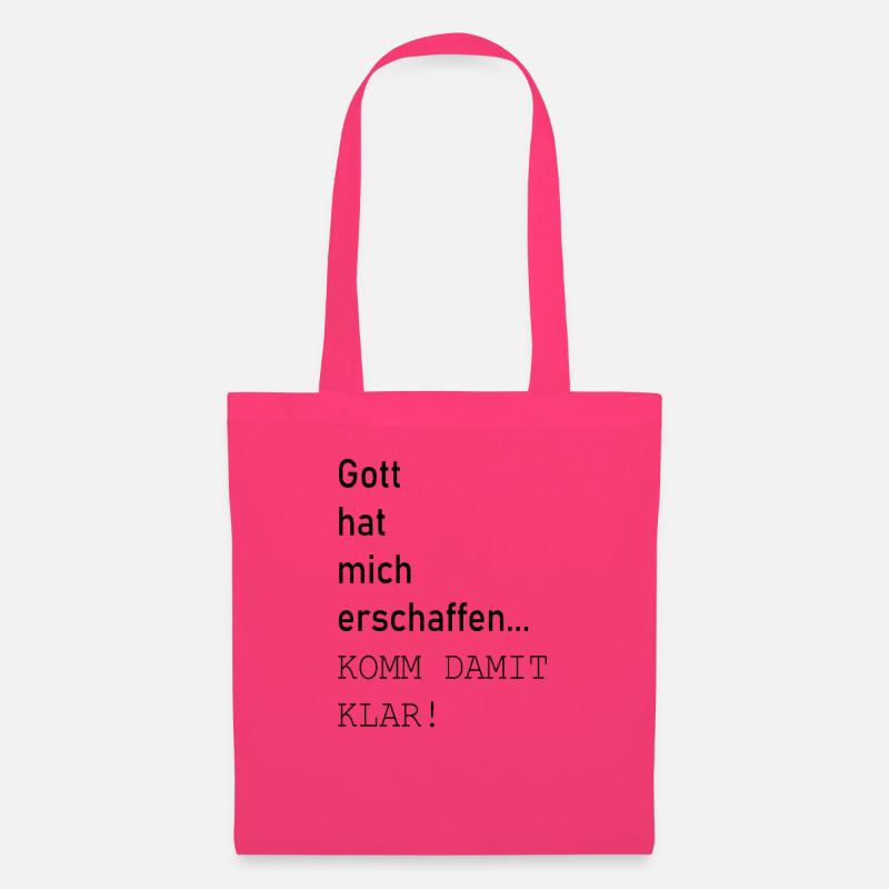 KOMM DAMIT KLAR! Spruch - Stoffbeutel - Azalea