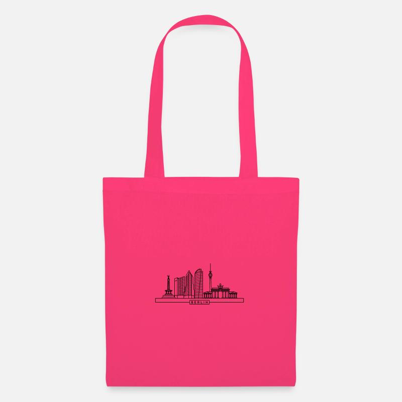 Berlin Skyline - Stoffbeutel - Azalea