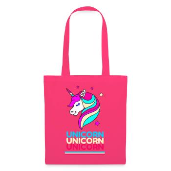 Unicorn Unicorn Unicorn - Stoffbeutel - Azalea - Vorne