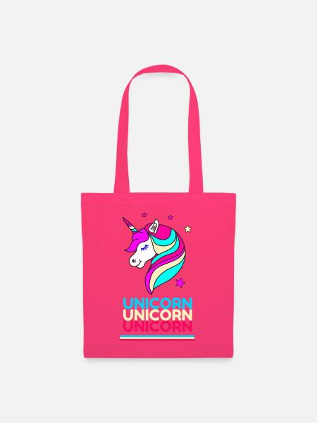 Unicorn Unicorn Unicorn - Stoffbeutel - Azalea