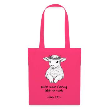 Lamm Gottes – Glaube - Stoffbeutel - Azalea - Vorne