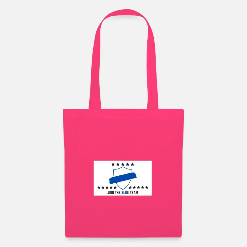 JOIN THE BLUE TEAM // WHITE VERSION - Stoffbeutel - Azalea