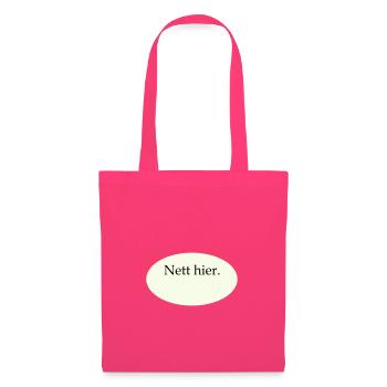 Nice Here Blank Template - Tote Bag - azalea - Front