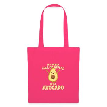 In einer Welt voller Äpfel, sei eine Avocado - Avocado - Stoffbeutel - Azalea - Vorne